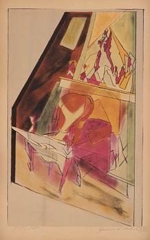 Jacques Villon, "The Armchair (Le Fauteil)".