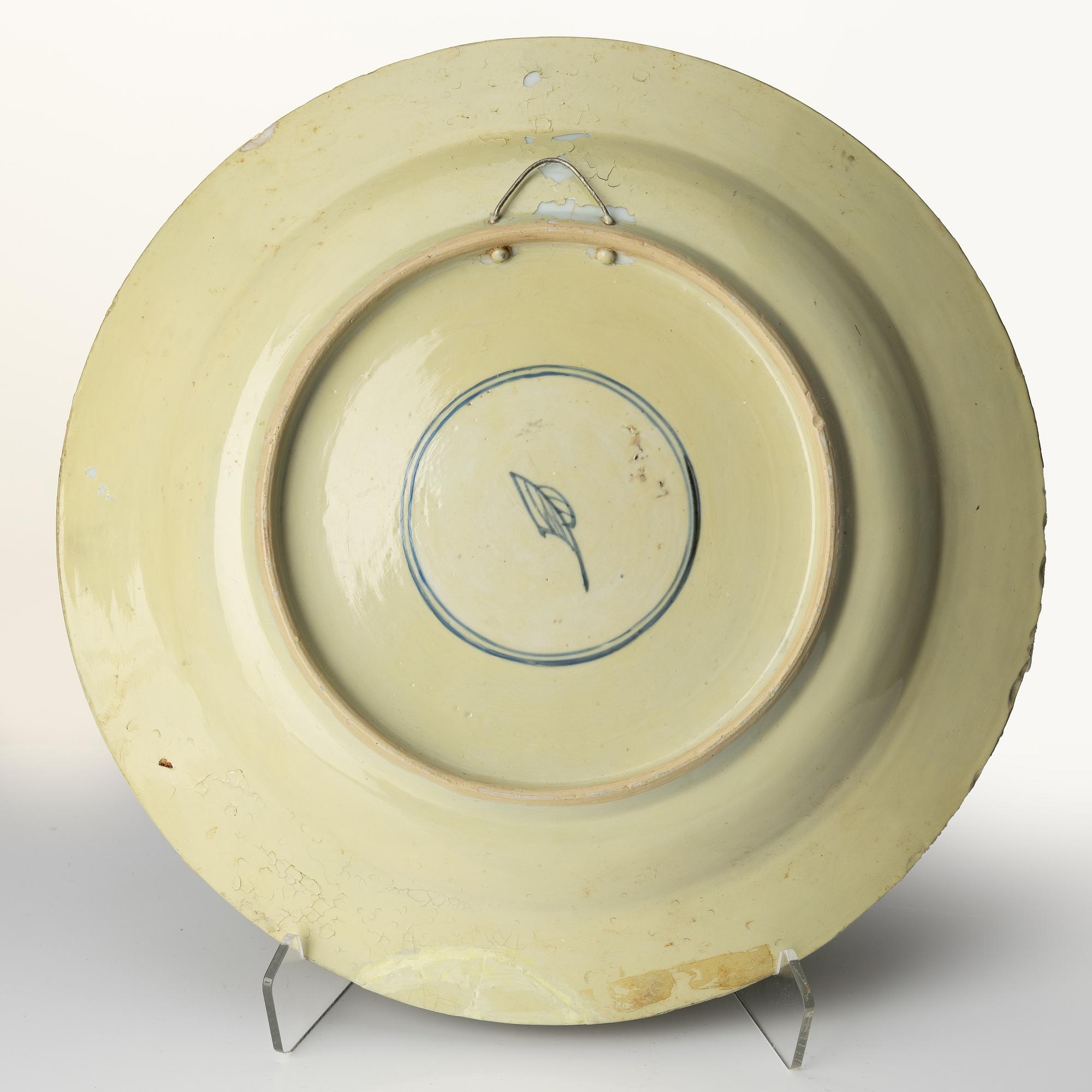 Fat, porslin. Qingdynastin, Kangxi (1662-1722).