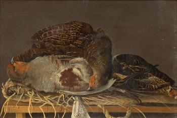 S. Taylor, 19th century, Still Life with Birds.
