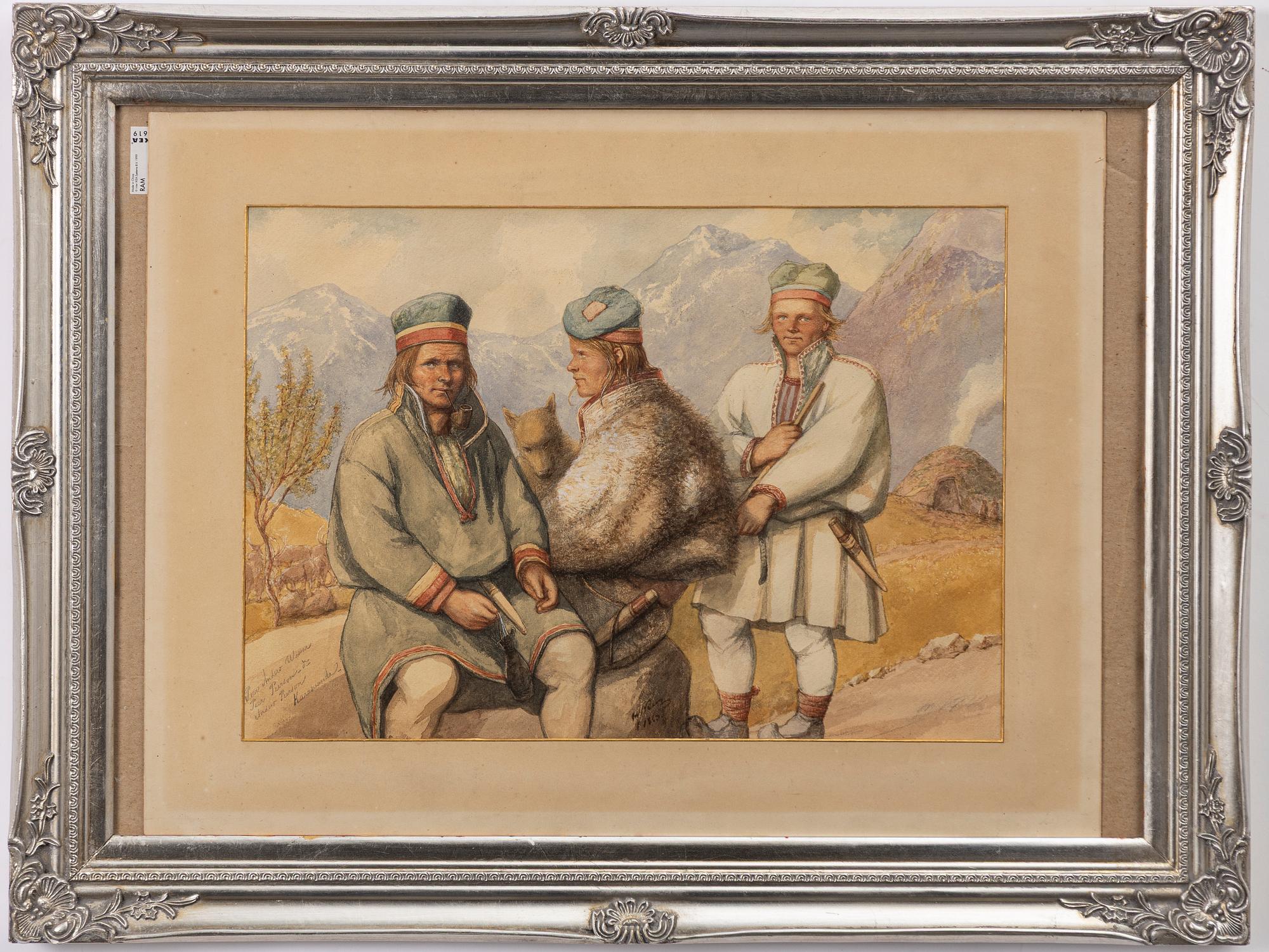 Svensk konstnär, 1800-tal, Samiska bröder.