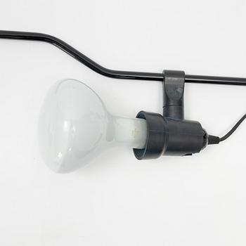 Achille Castiglioni & Pio Manzu, floor lamps/ceiling lamps, a pair, "Parentesi", Flos, Italy.