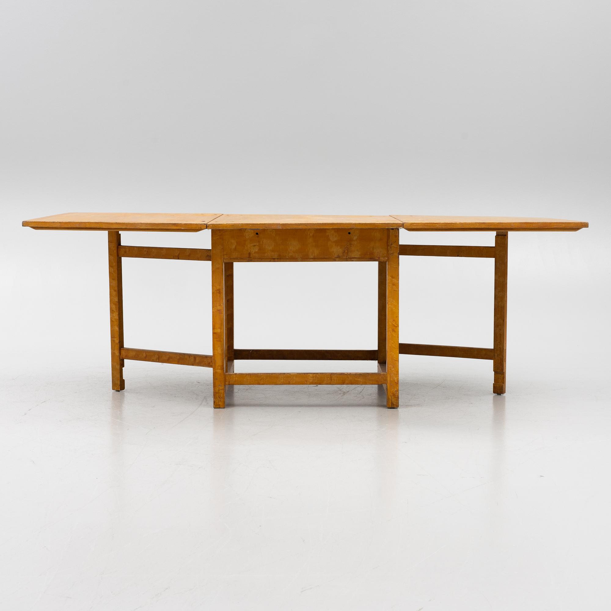 Drop-leaf table, Järvsö, early 19th century.