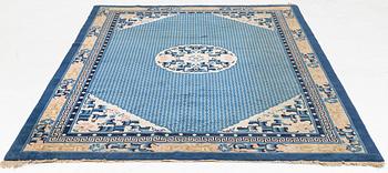 A rug, China, Antique Finish, c. 280 x 188 cm.