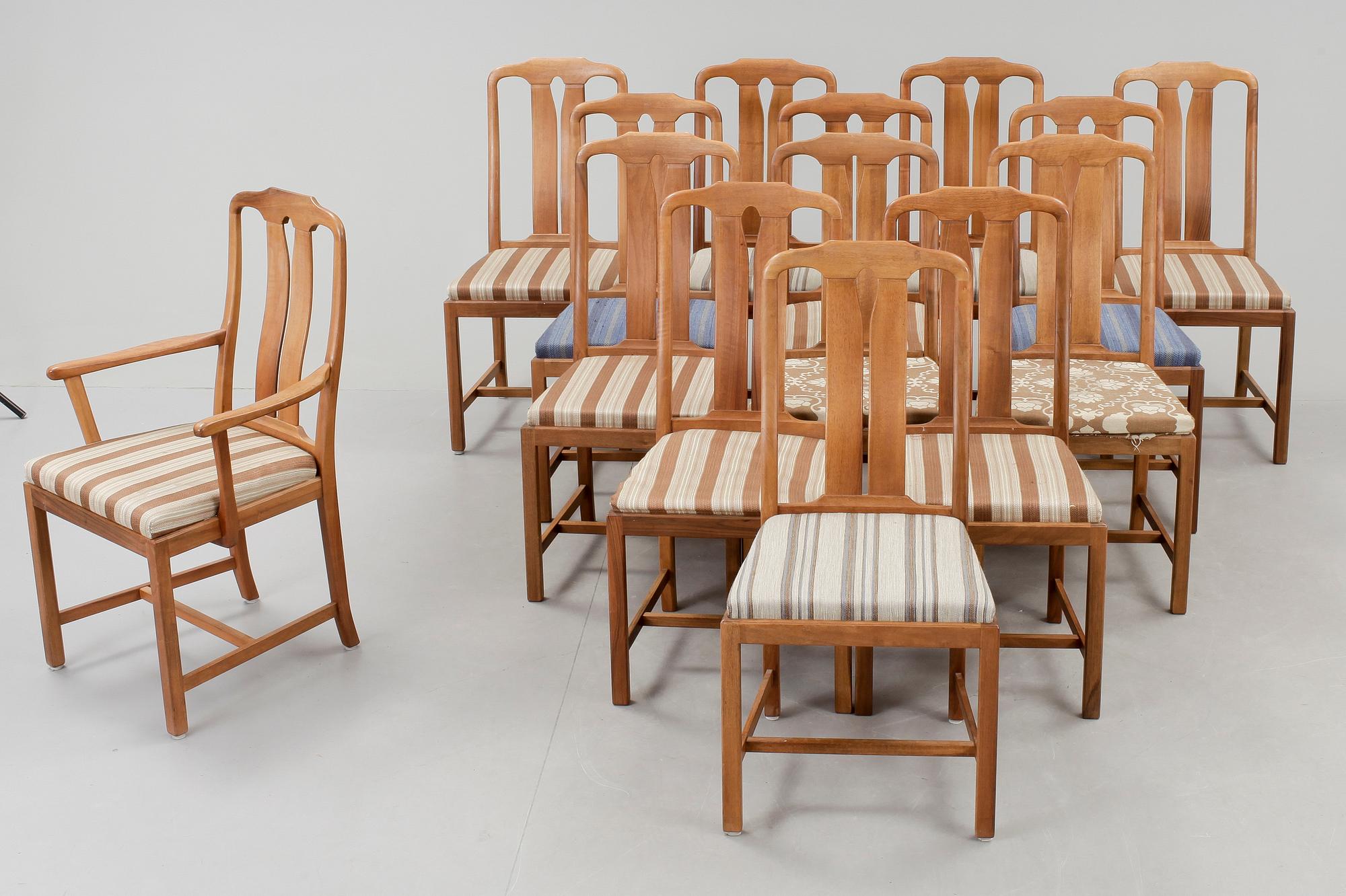 MATSALSGRUPP, 15 delar, "Ambassadör", Carl Malmsten.