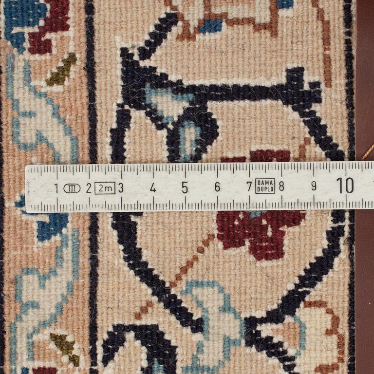 A RUG, Nain, around 200 x 113 cm.