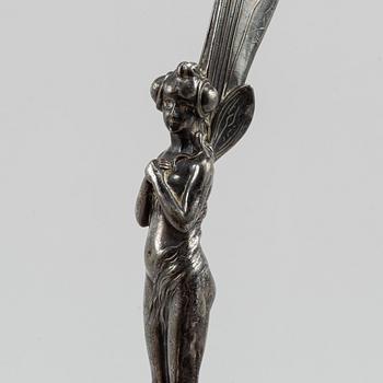 A pair of Art Nouveau fairy letter openers, early 20th Century.