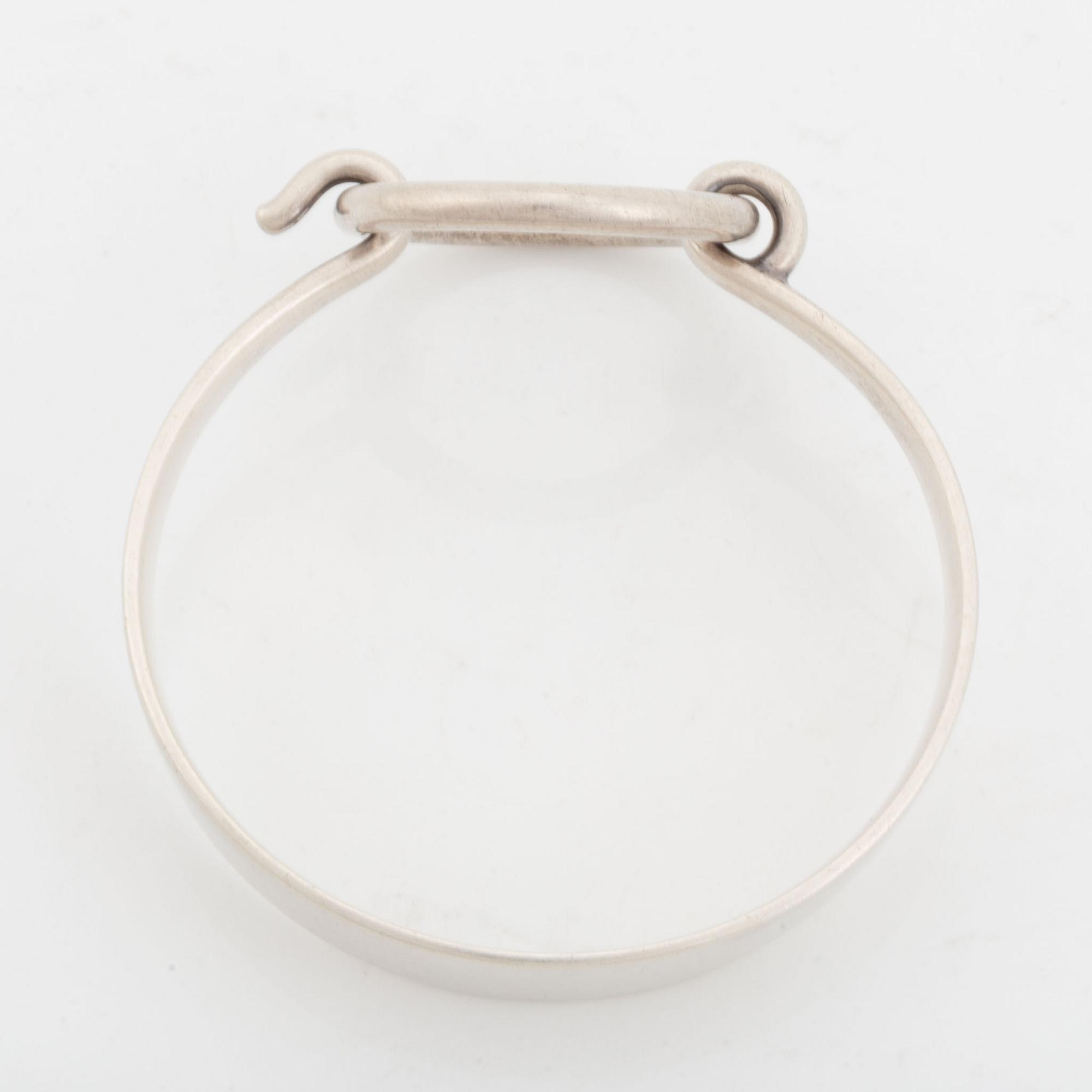 Bent Gabrielsen, for Hans Hansen, bangle, sterling silver. Denmark.