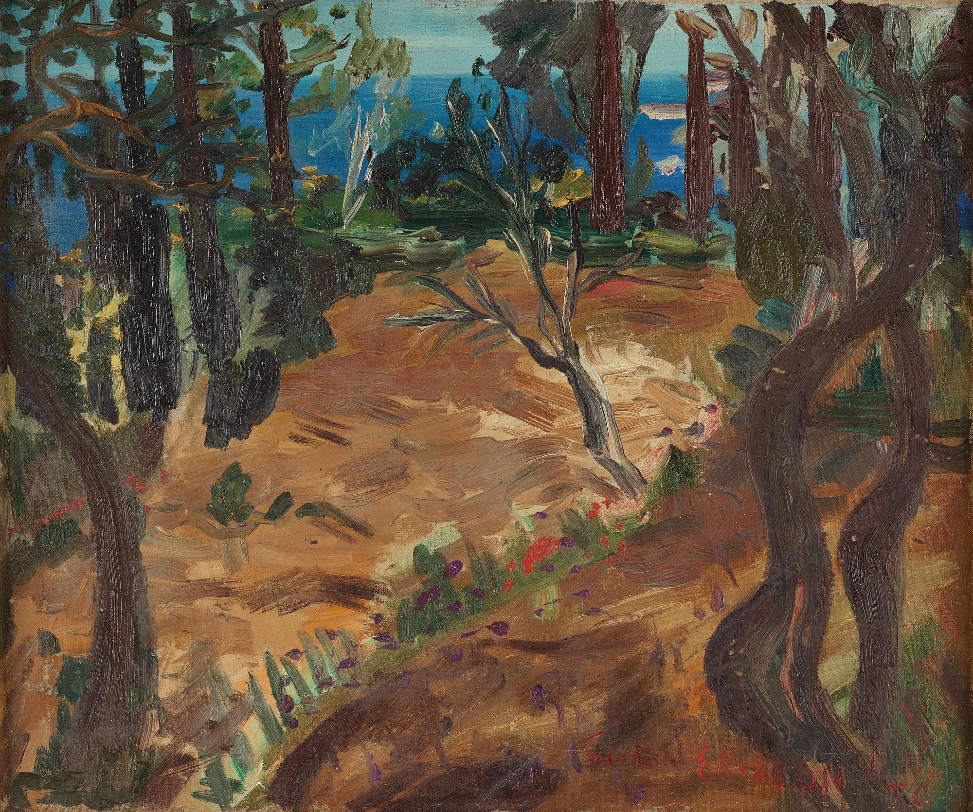 SVEN X:ET ERIXSON, oil on canvas, signed and dated june -39.