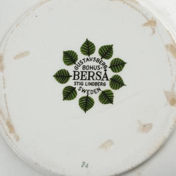 SERVISDELAR, 30 st, flintgods och benporslin, "Berså", Stig Lindberg, Gustavsberg, 1900-talets andra hälft.