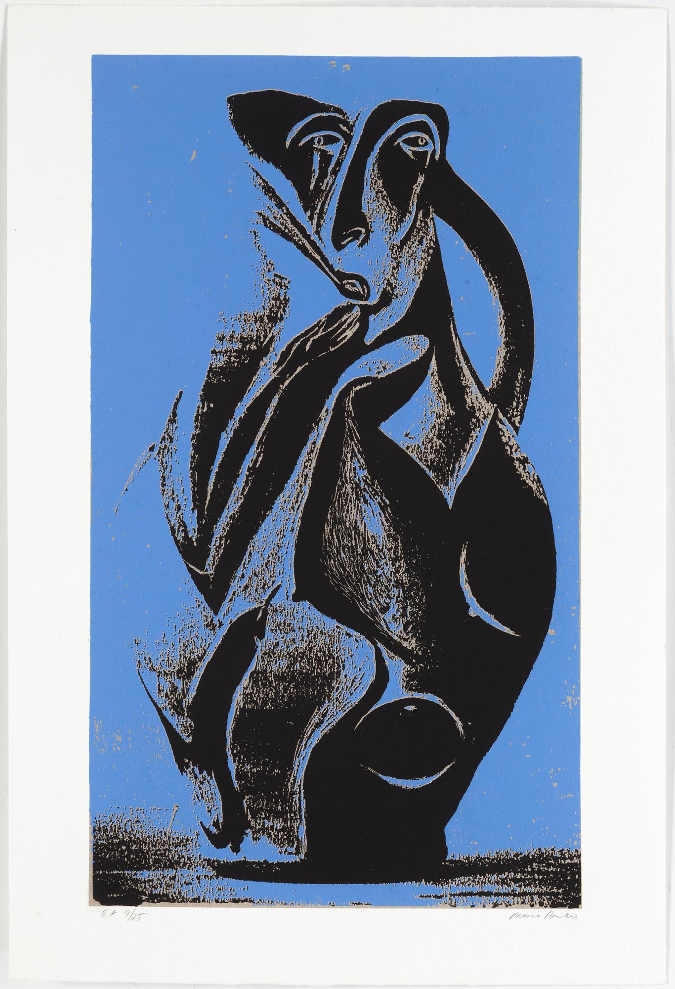 CHANNA BANKIER, mapp med 8 färgserigrafier, signerade och numrerade EA 7/25 .