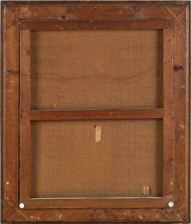 OKÄND KONSTNÄR, olja på duk, bär sign. Edouard Ferey. 1800-tal.