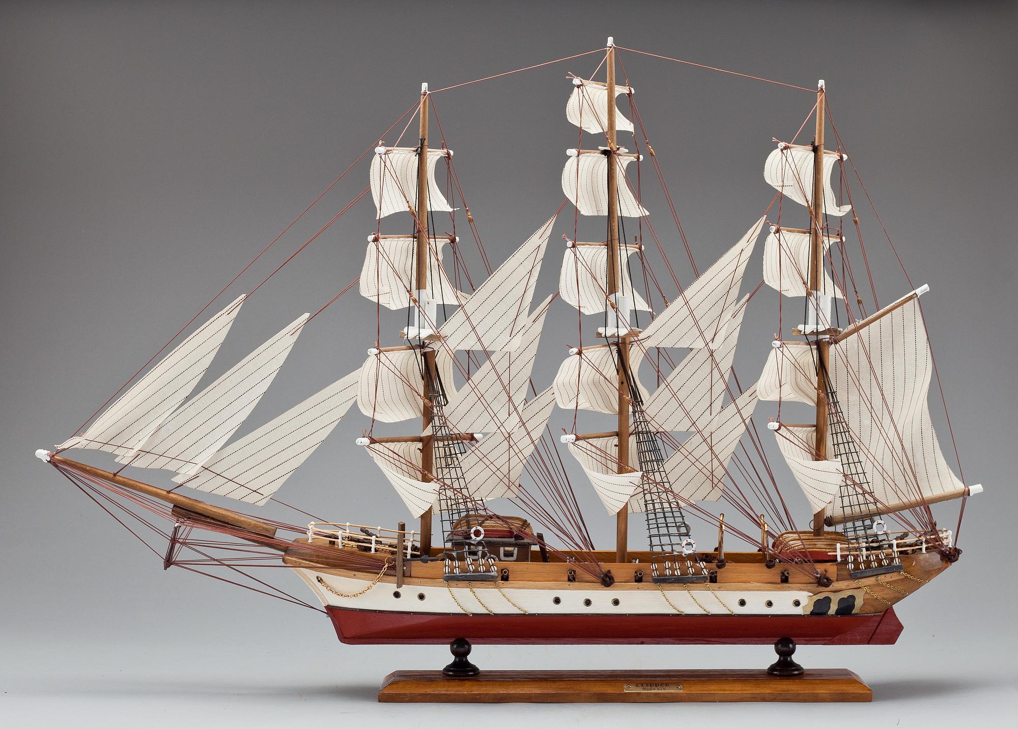 SKEPPSMODELL, "Clipper Siglo XIX", 1900-tal.