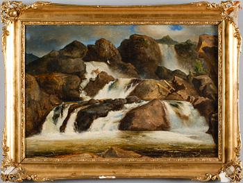 OKÄND KONSTNÄR, olja på duk, osignerad.