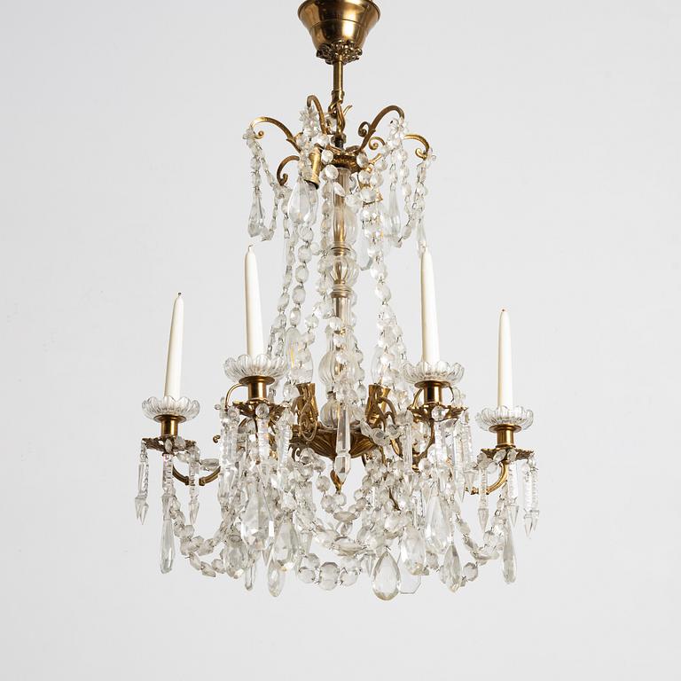 Chandelier, mid-20th century.