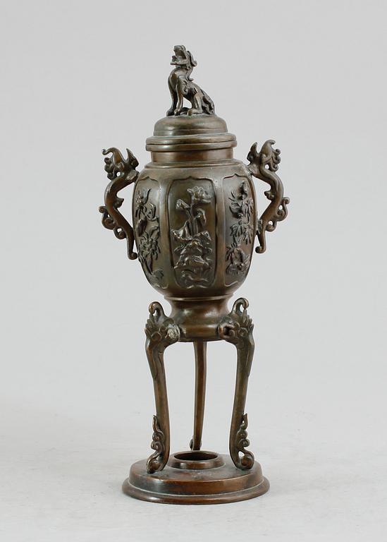 URNA, brons, Kina, 1800-tal.
