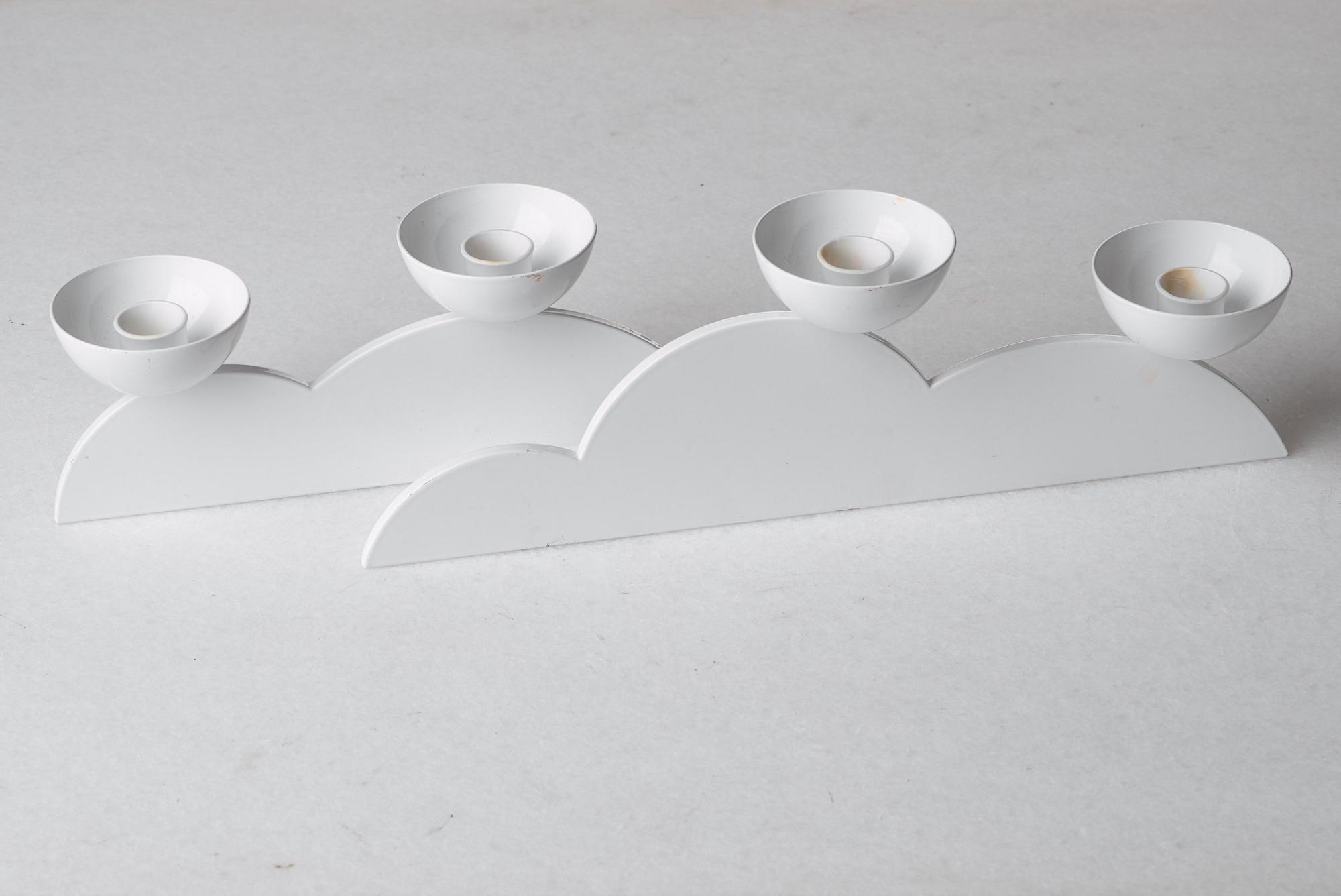 Eero Aarnio, EERO AARNIO, two candelabra; "Cactus" and "Cloud", Finland, one dated 2003.