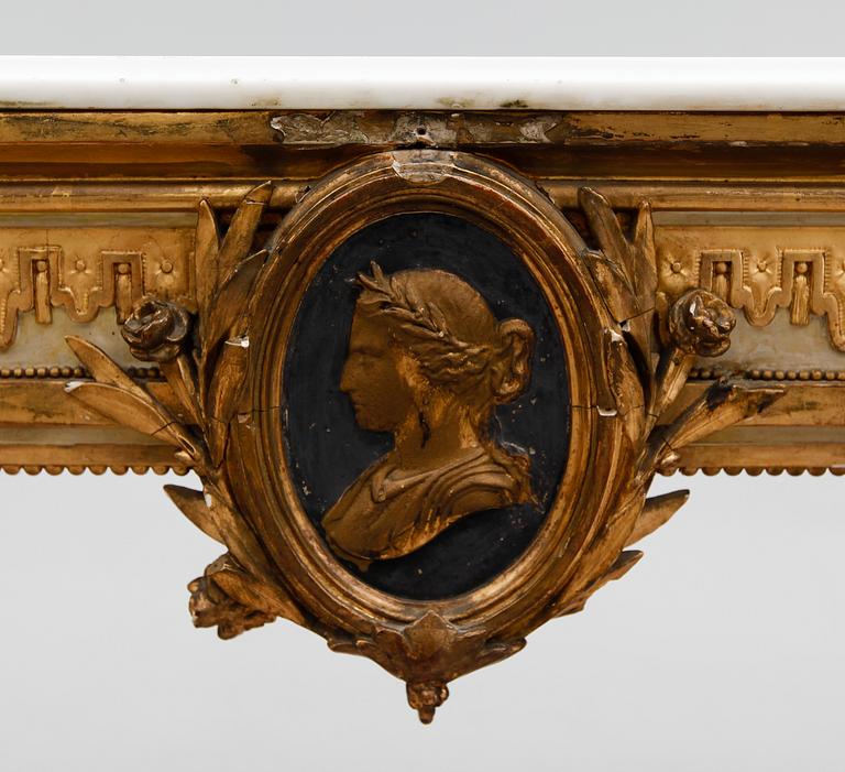 KONSOLBORD, gustaviansk stil, 1900-talets första hälft.