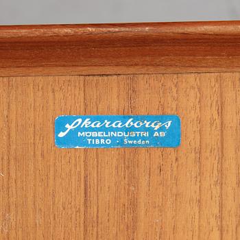 A swedish teak sofa table, Skaraborgs Möbelindustri, Tibro, second half of the 20th century. Signed with label.