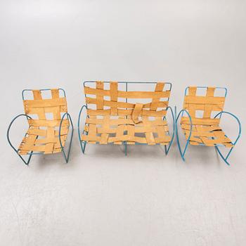 A three pcs children's lounge set 1940s-50s.