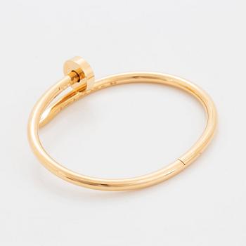 A Cartier "Juste en Clou" bracelet in 18K gold.