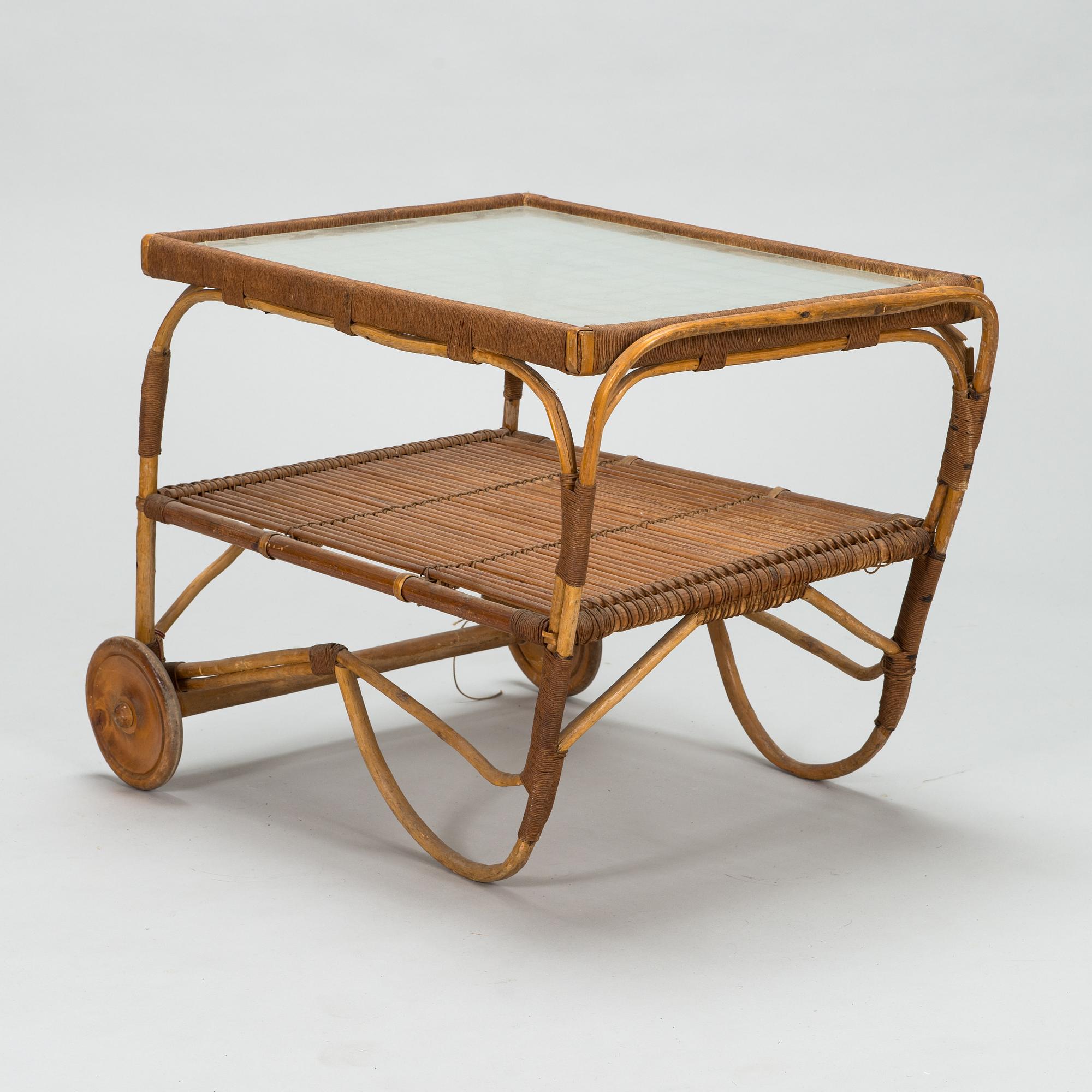 Serveringsvagn, 1900-talets mitt.