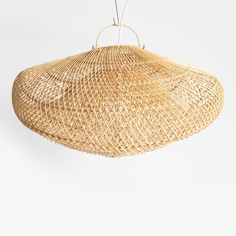 A pair of ceiling lamps, contemporary.