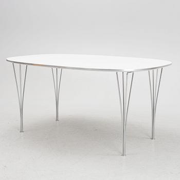 Bruno Mathsson & Piet Hein, dining table, "Superellipse" for Fritz Hansen, Denmark.