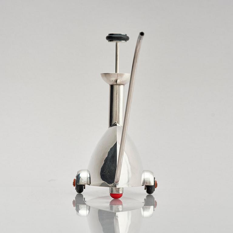 Mats Eskils, kanna "DropStop", sterlingsilver, Stockholm, 1999.