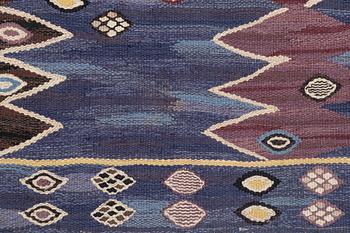 Barbro Nilsson, a carpet, "Snäckorna", tapestry weave, ca 263 x 196 cm, signed AB MMF BN.