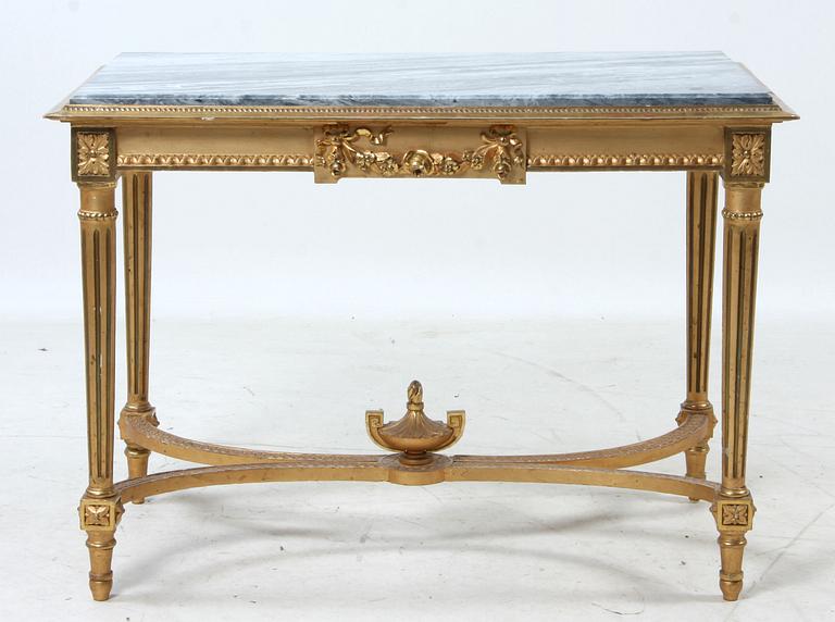 SALONGSGRUPP, 10 delar, Louis XVI-stil, 1900-tal.