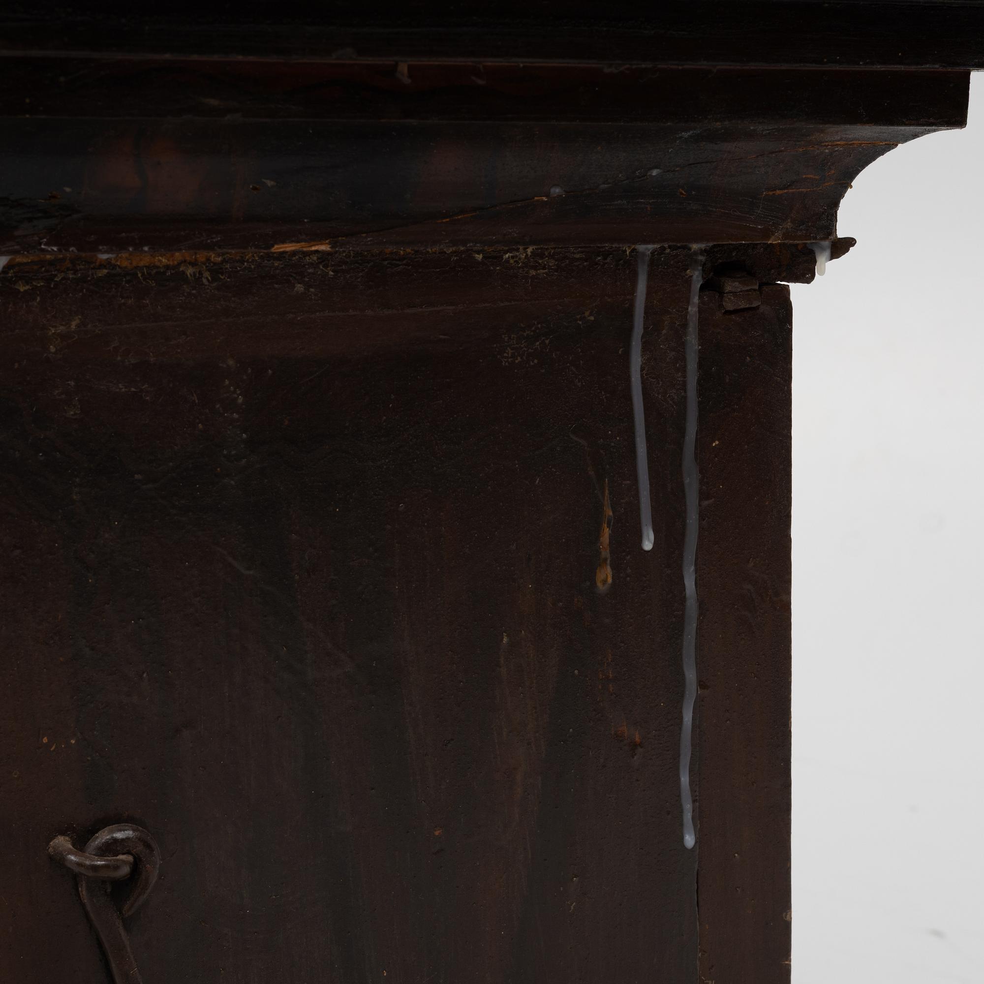 A cabinet, dated 1817.