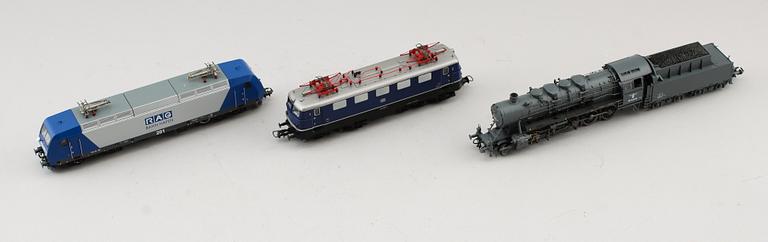 SAMLING MODELLTÅG, 4 delar, Roco, Österrike.