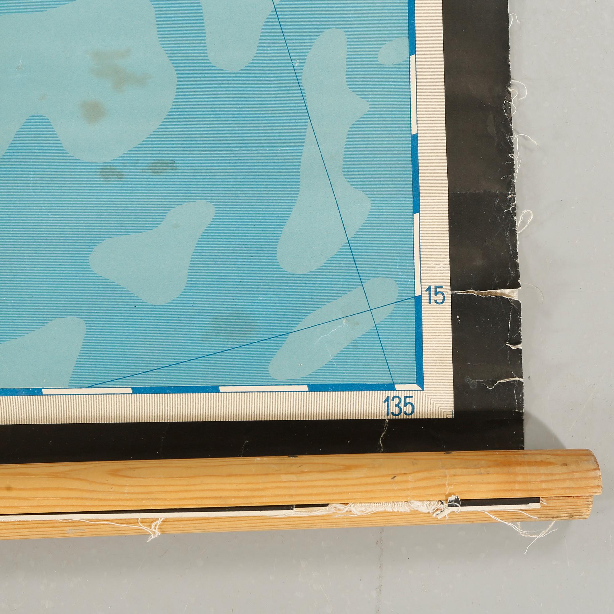 A map of China, third quarter of the 20th century.