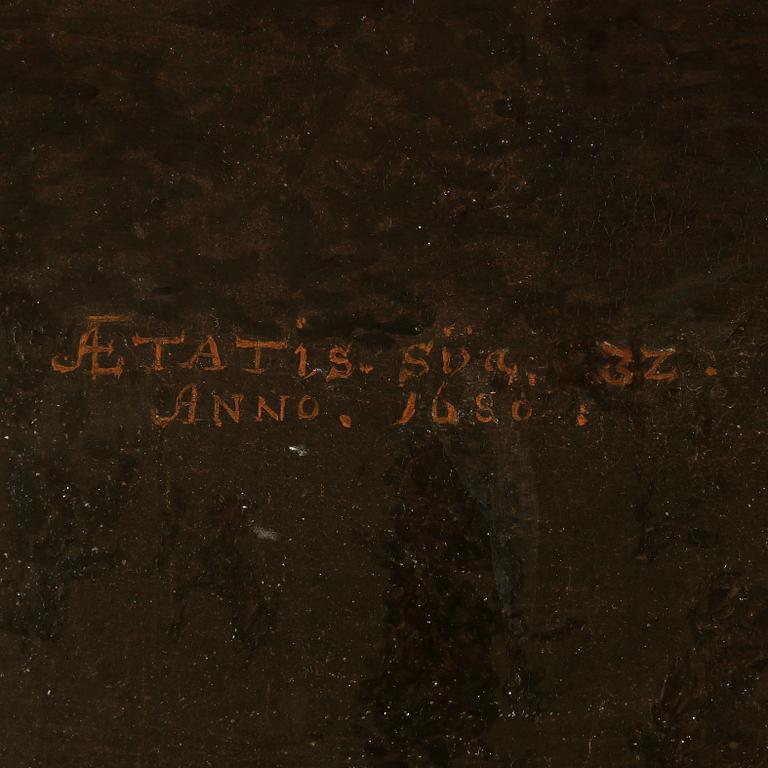 OKÄND KONSTNÄR, olja, daterad 1680.