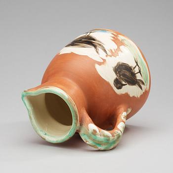 PABLO PICASSO, kanna, "Pichet aux oiseaux" Madoura, Vallauris, Frankrike 1962.