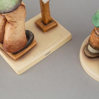 Stora figuriner, 5 st, porslin, MI Hummel, Goebel, Tyskland, 1997-98.