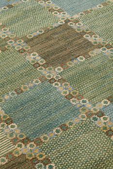 Barbro Nilsson, A carpet, "Gröningen", knotted pile, ca 241-241,5 x 170,5-173,5 cm, signed AB MMF BN.