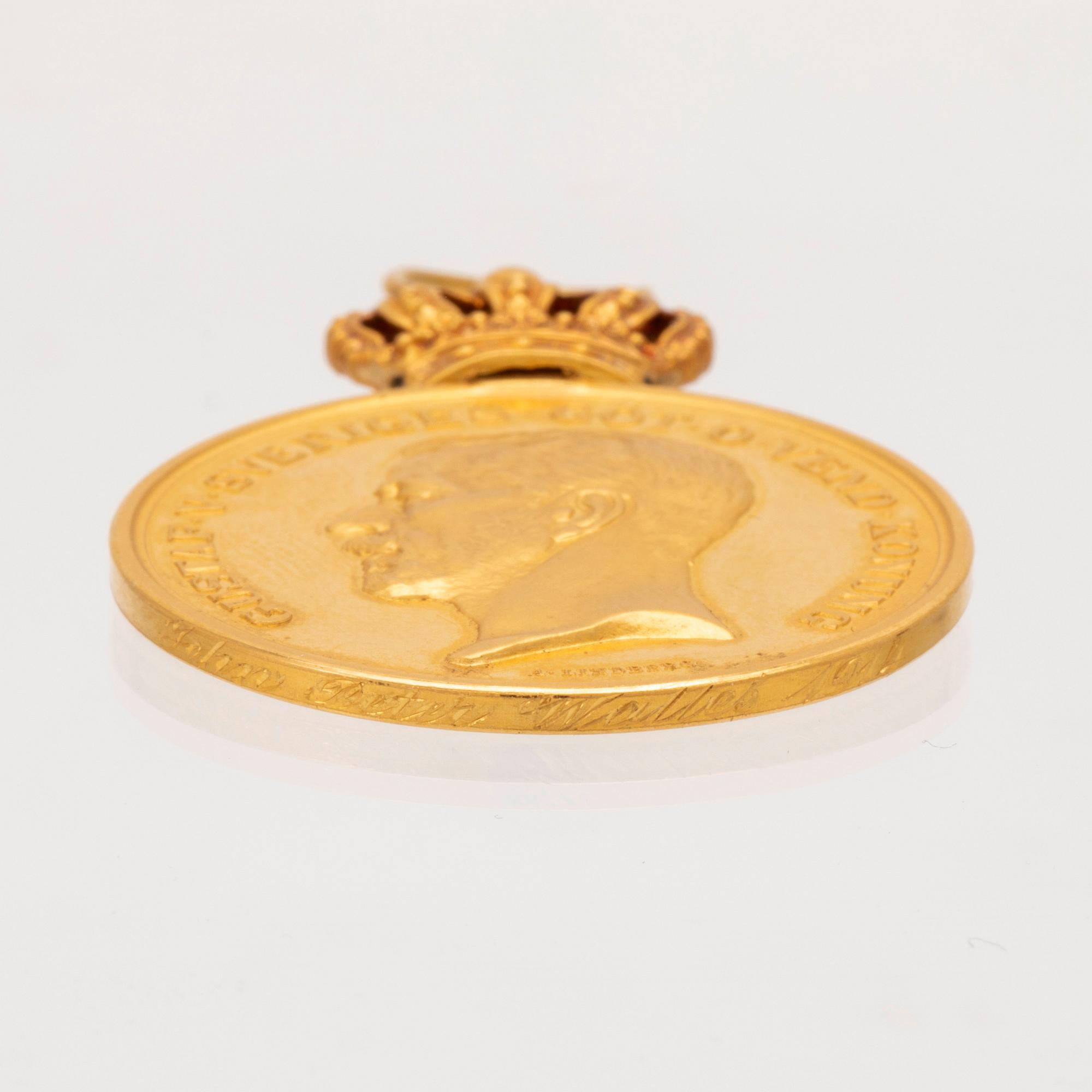A Swedish gold medal, 1914.