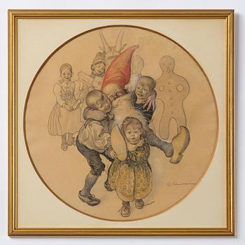 Carl Larsson, "Jultomten".