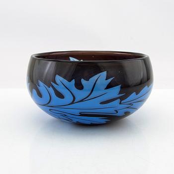Jan Johansson, Graal bowl signed and numbered Orrefors.