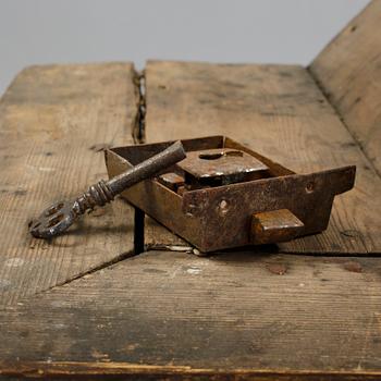 HÄNGSKÅP, Alfta, Hälsingland, 1700-talets slut.