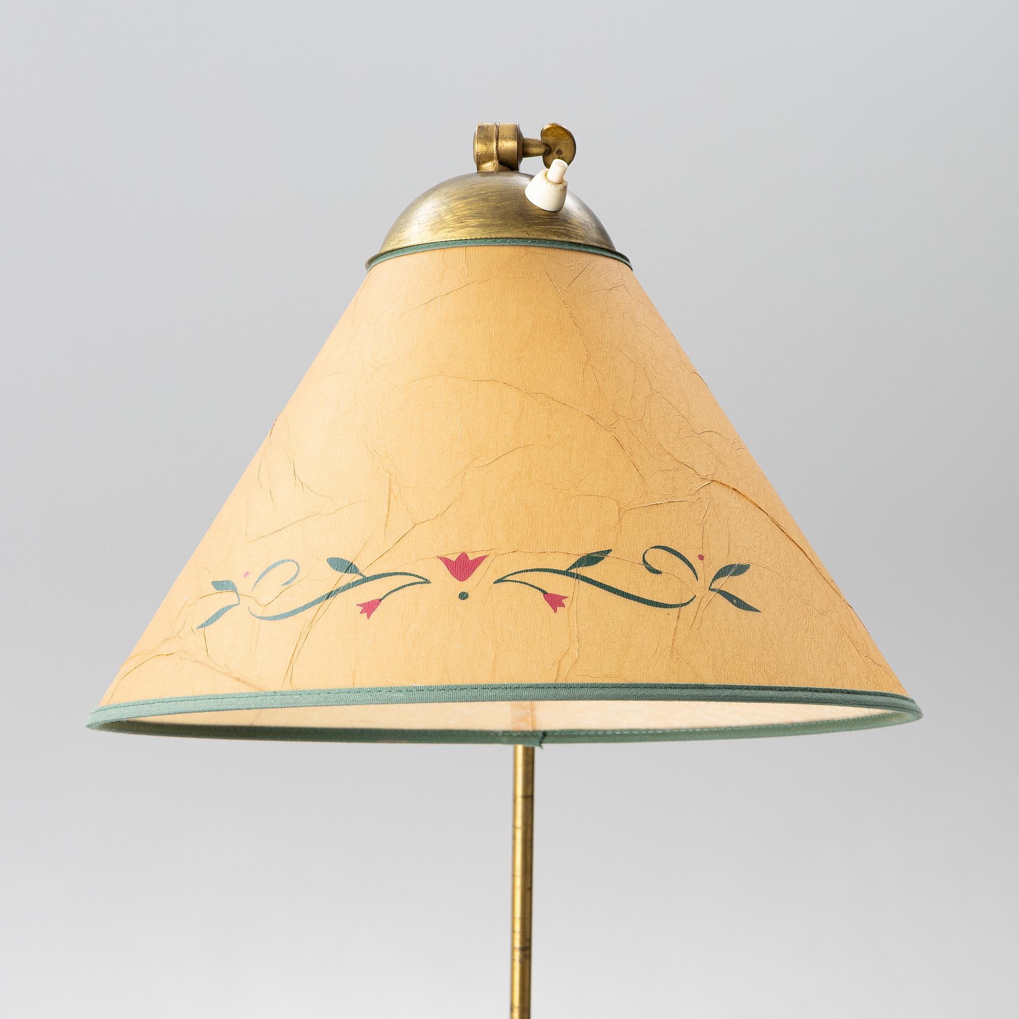 Floor lamp, Swedish Modern, 1940s.