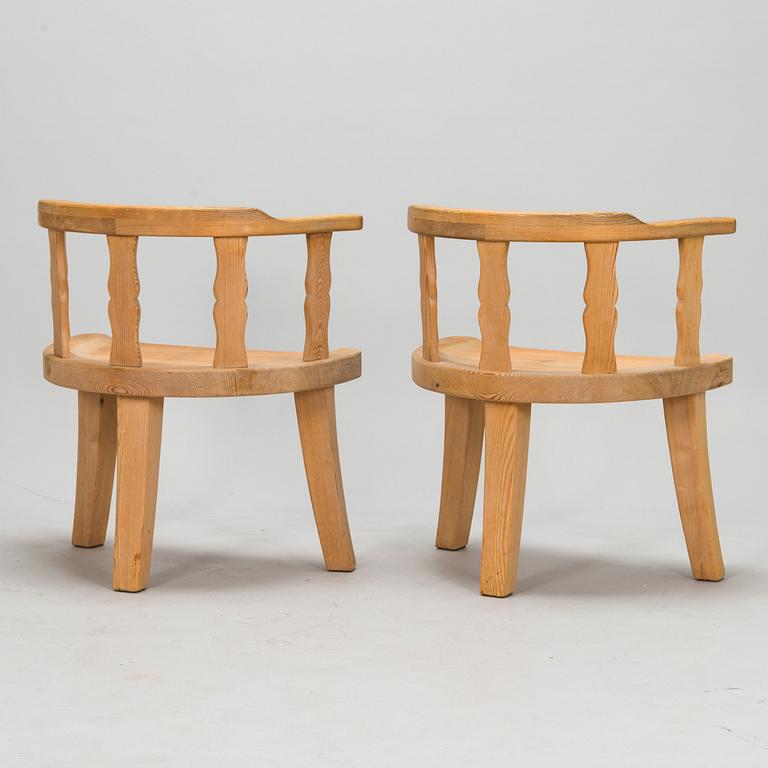 Four Norwegian armchairs, Krogenäs Möbler, latter half of the 20th century.