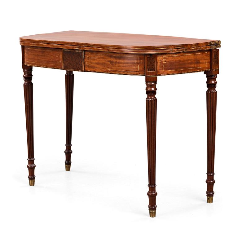 An English Regency early 19th century card table.