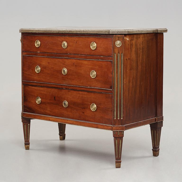 A late Gustavian commode by A. Lundelius.