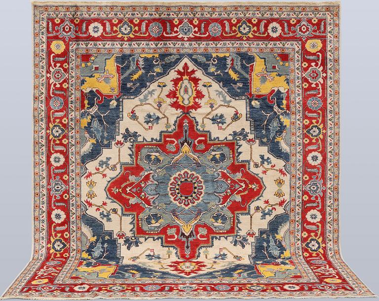 Matta, Kazak design, ca 294 x 244 cm.