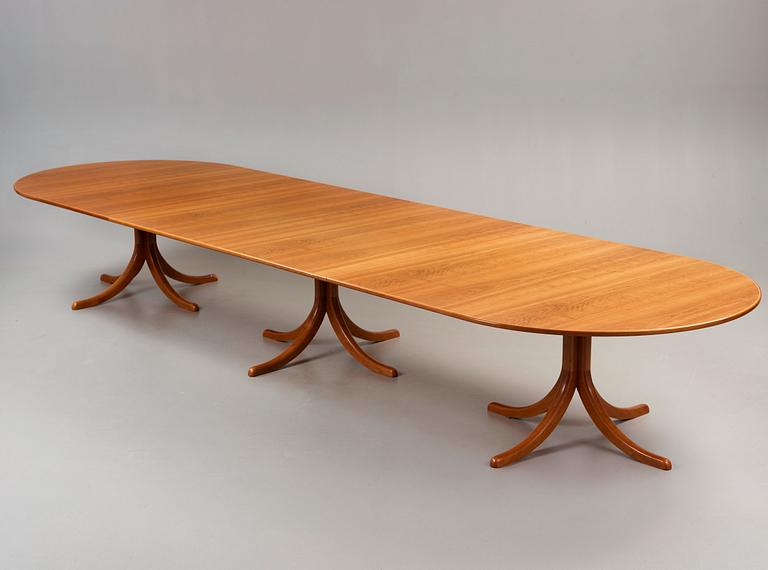 A Josef Frank mahogany table, a made to order version of model 771 by Svenskt Tenn, Sweden.