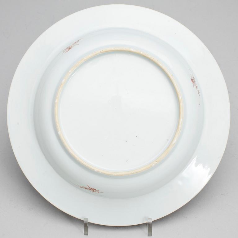 TALLRIK, kompaniporslin, Kina, Yongzheng (1723-35).