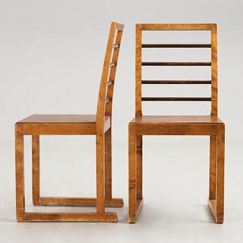 Axel Einar Hjorth, a pair of "Oh Boy" chairs, Nordiska kompaniet, Sweden 1931.