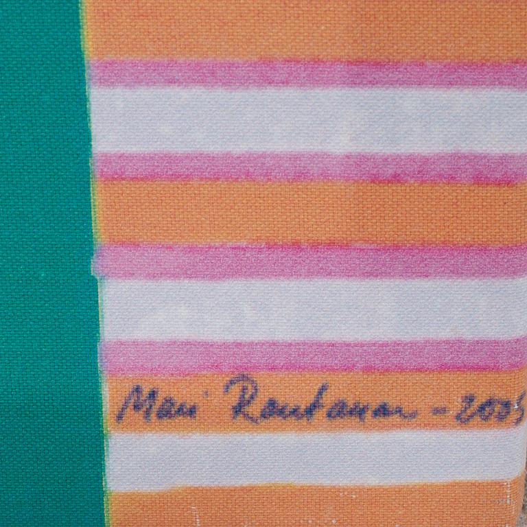 Mari Rantanen, screen printing on canvas, from the IKEA Art Event series.
